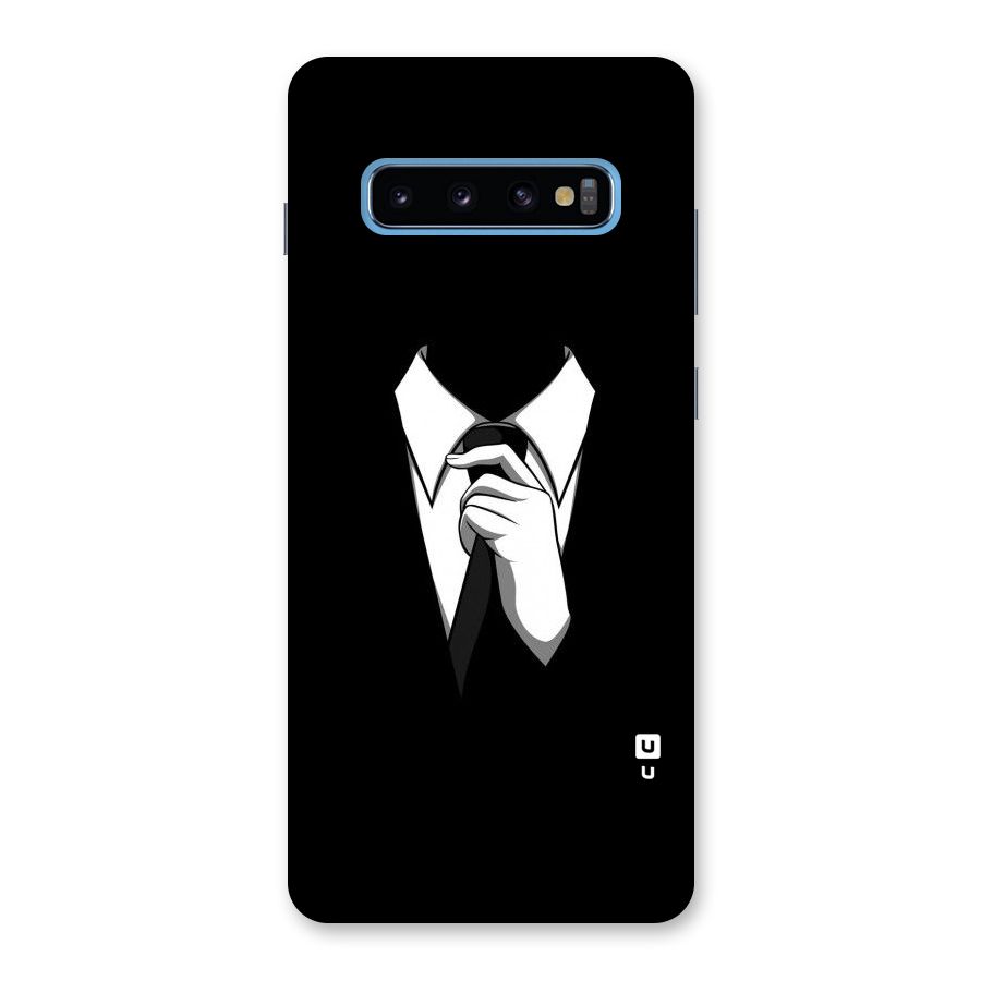 Faceless Gentleman Back Case for Galaxy S10 Plus