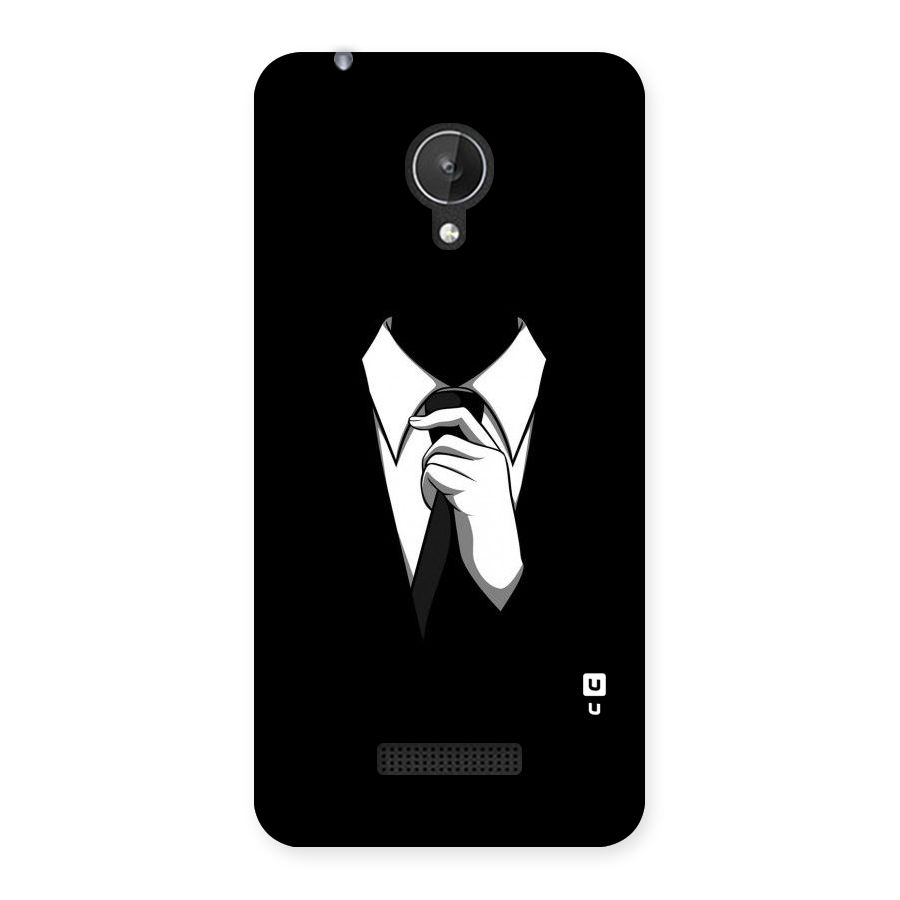 Faceless Gentleman Back Case for Micromax Canvas Spark Q380