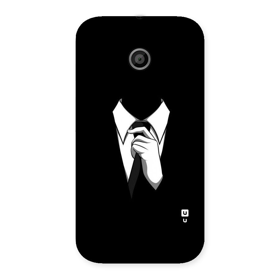 Faceless Gentleman Back Case for Moto E