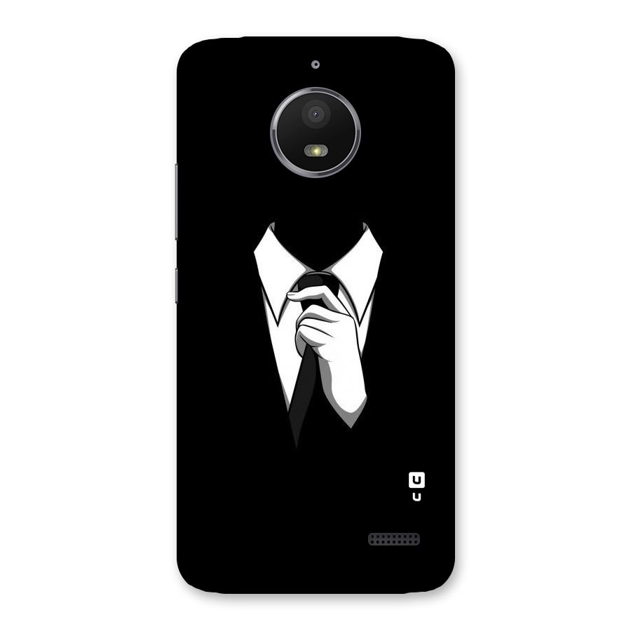 Faceless Gentleman Back Case for Moto E4