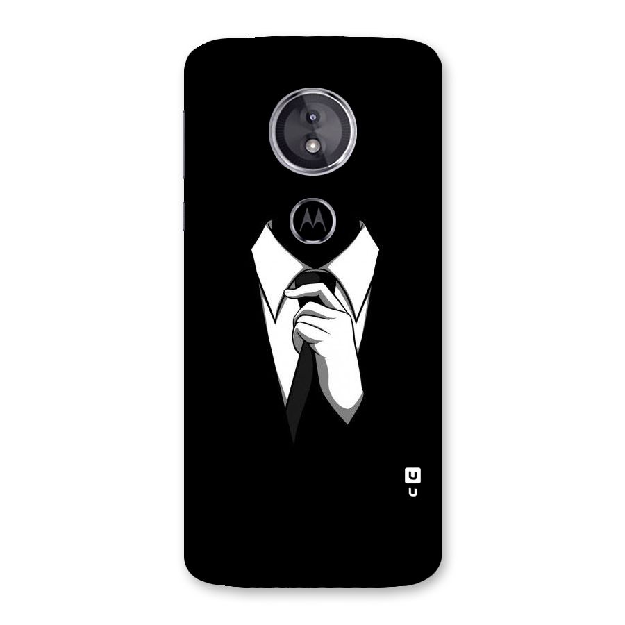 Faceless Gentleman Back Case for Moto E5