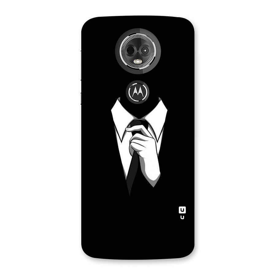 Faceless Gentleman Back Case for Moto E5 Plus