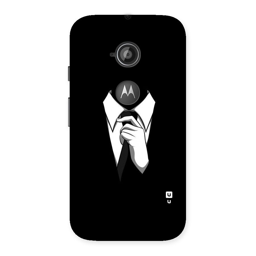 Faceless Gentleman Back Case for Moto E 2nd Gen