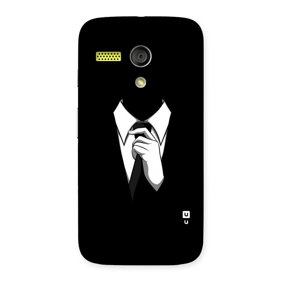 Faceless Gentleman Back Case for Moto G