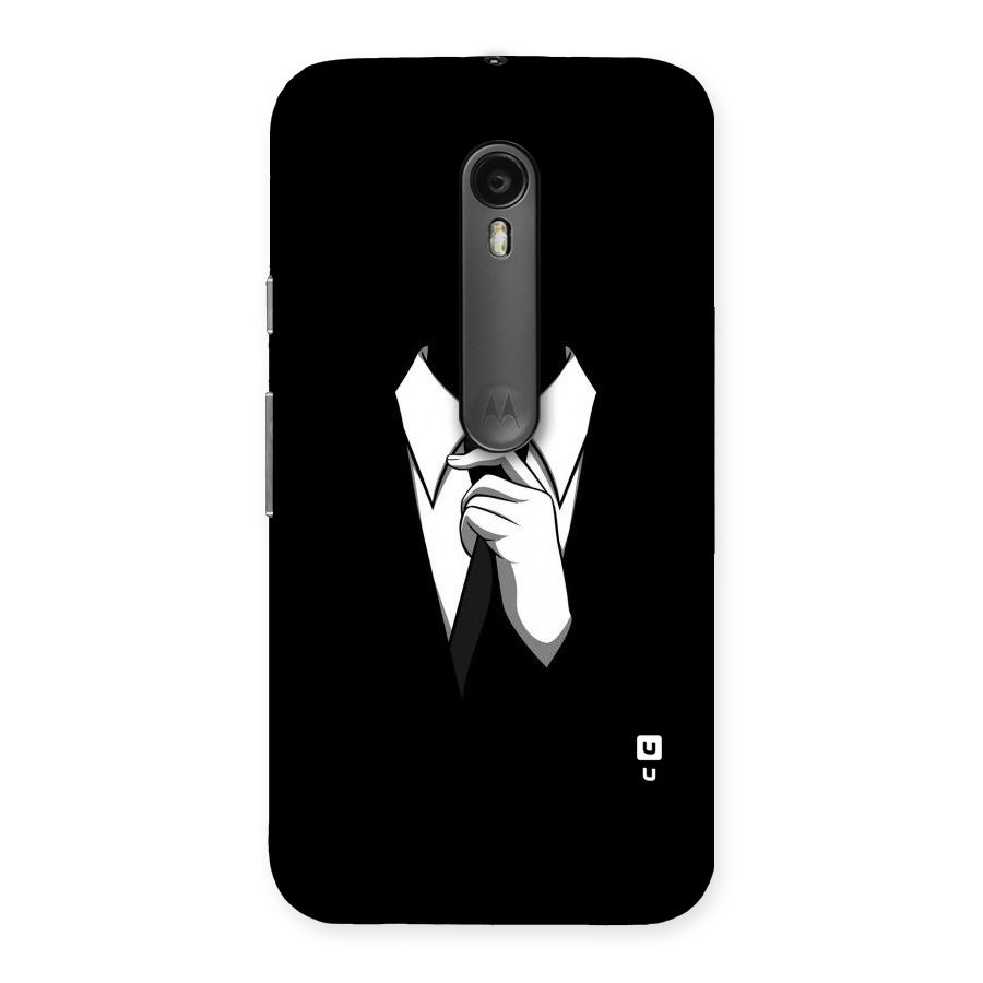 Faceless Gentleman Back Case for Moto G3