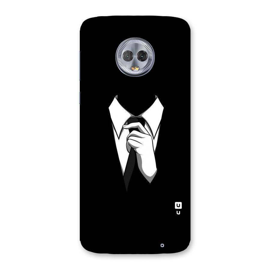 Faceless Gentleman Back Case for Moto G6 Plus