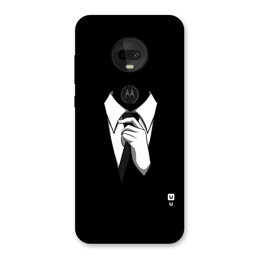 Faceless Gentleman Back Case for Moto G7
