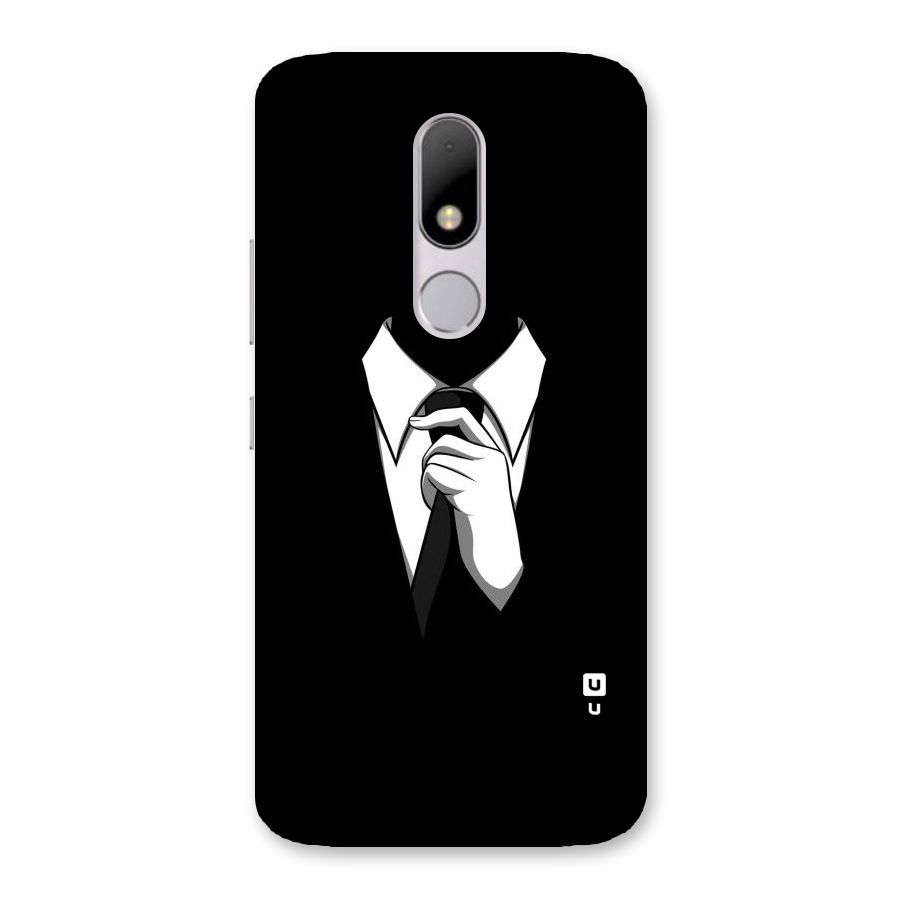 Faceless Gentleman Back Case for Moto M