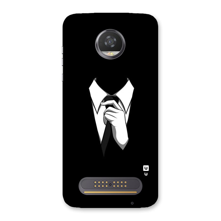 Faceless Gentleman Back Case for Moto Z2 Play