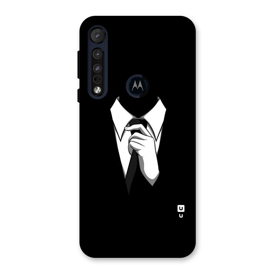 Faceless Gentleman Back Case for Motorola One Macro