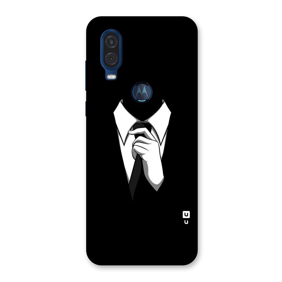 Faceless Gentleman Back Case for Motorola One Vision