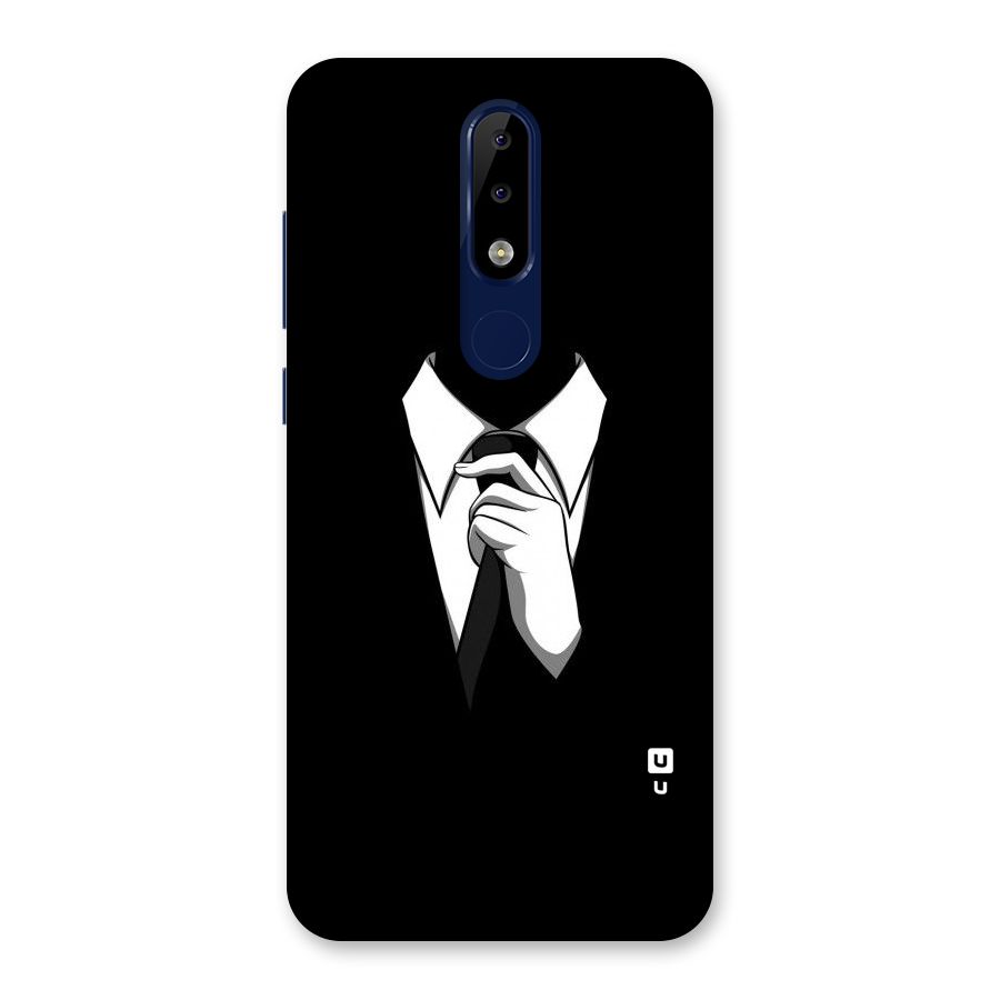 Faceless Gentleman Back Case for Nokia 5.1 Plus