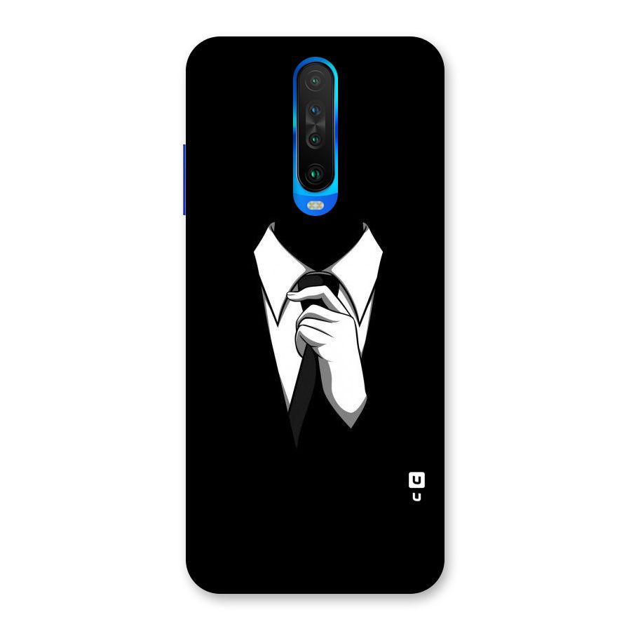 Faceless Gentleman Back Case for Poco X2