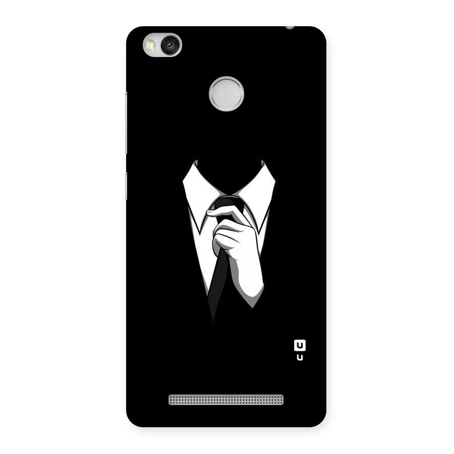 Faceless Gentleman Back Case for Redmi 3S Prime