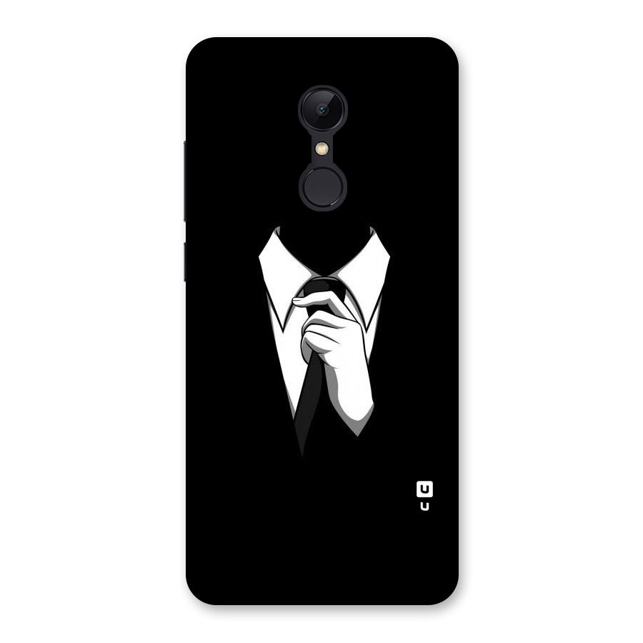 Faceless Gentleman Back Case for Redmi 5