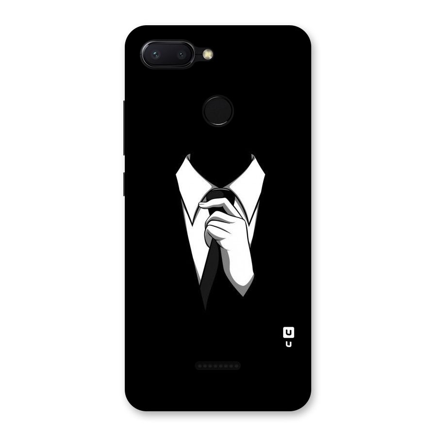 Faceless Gentleman Back Case for Redmi 6
