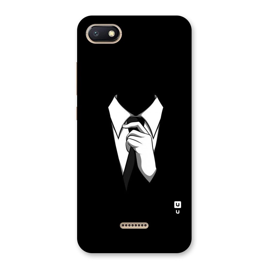 Faceless Gentleman Back Case for Redmi 6A