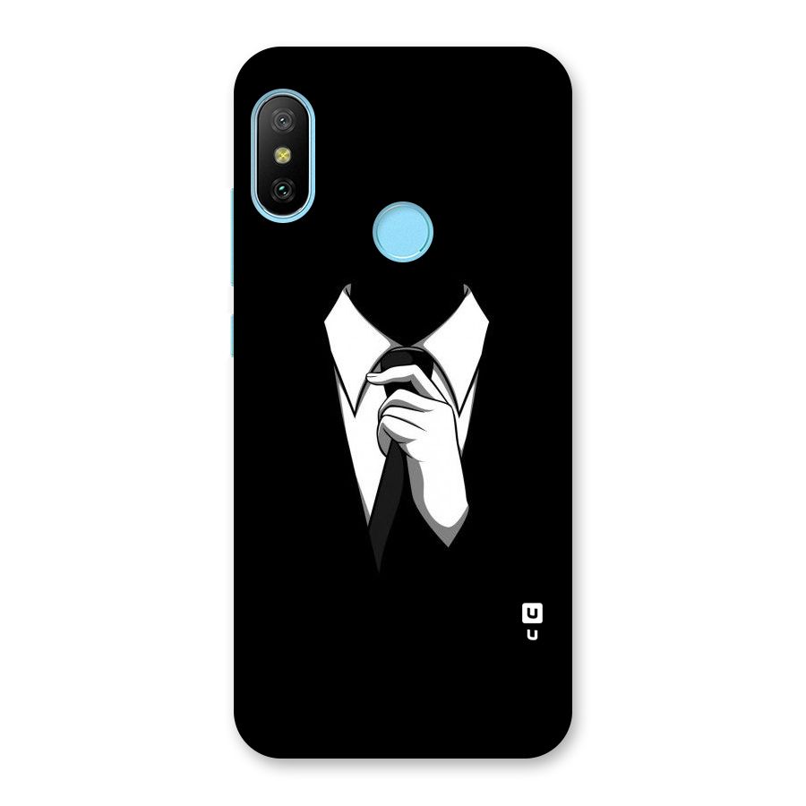 Faceless Gentleman Back Case for Redmi 6 Pro