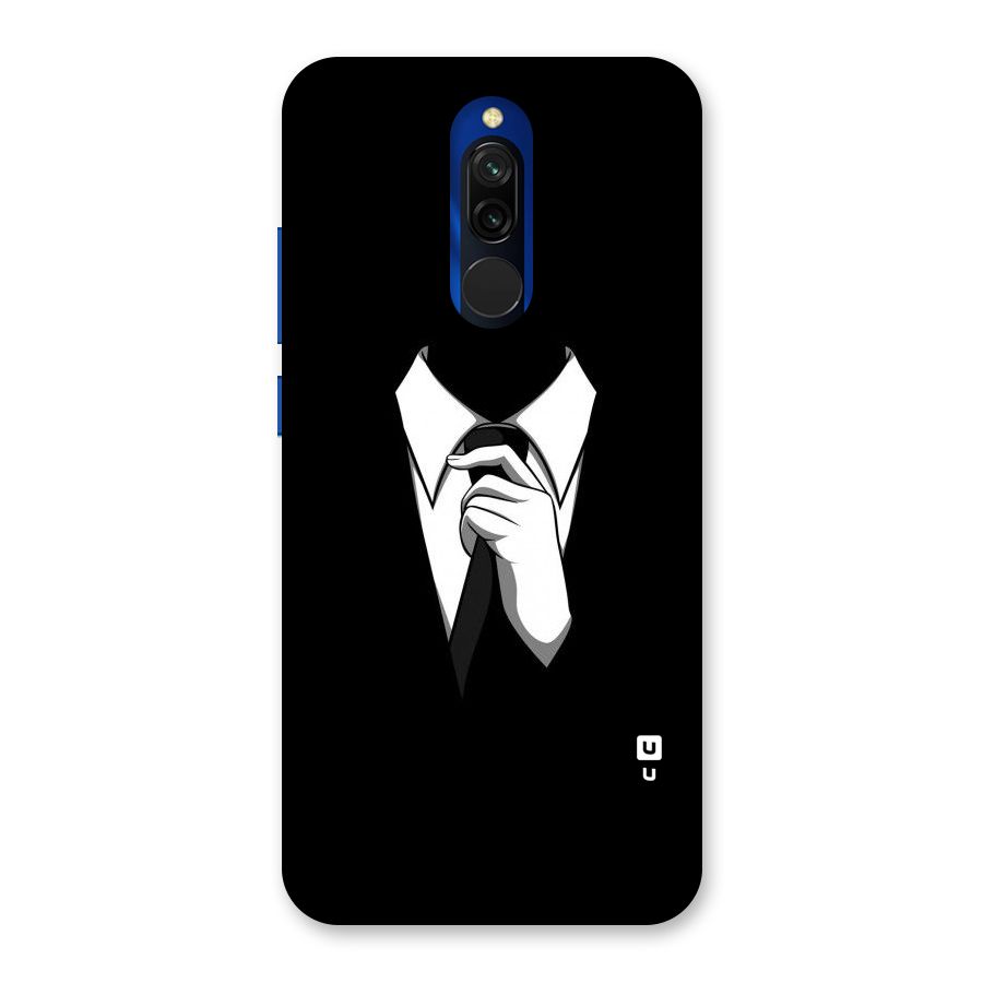 Faceless Gentleman Back Case for Redmi 8