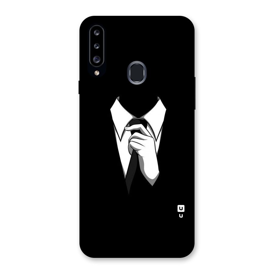 Faceless Gentleman Back Case for Samsung Galaxy A20s
