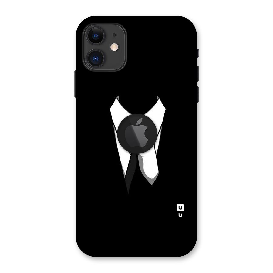 Faceless Gentleman Back Case for iPhone 11 Logo Cut