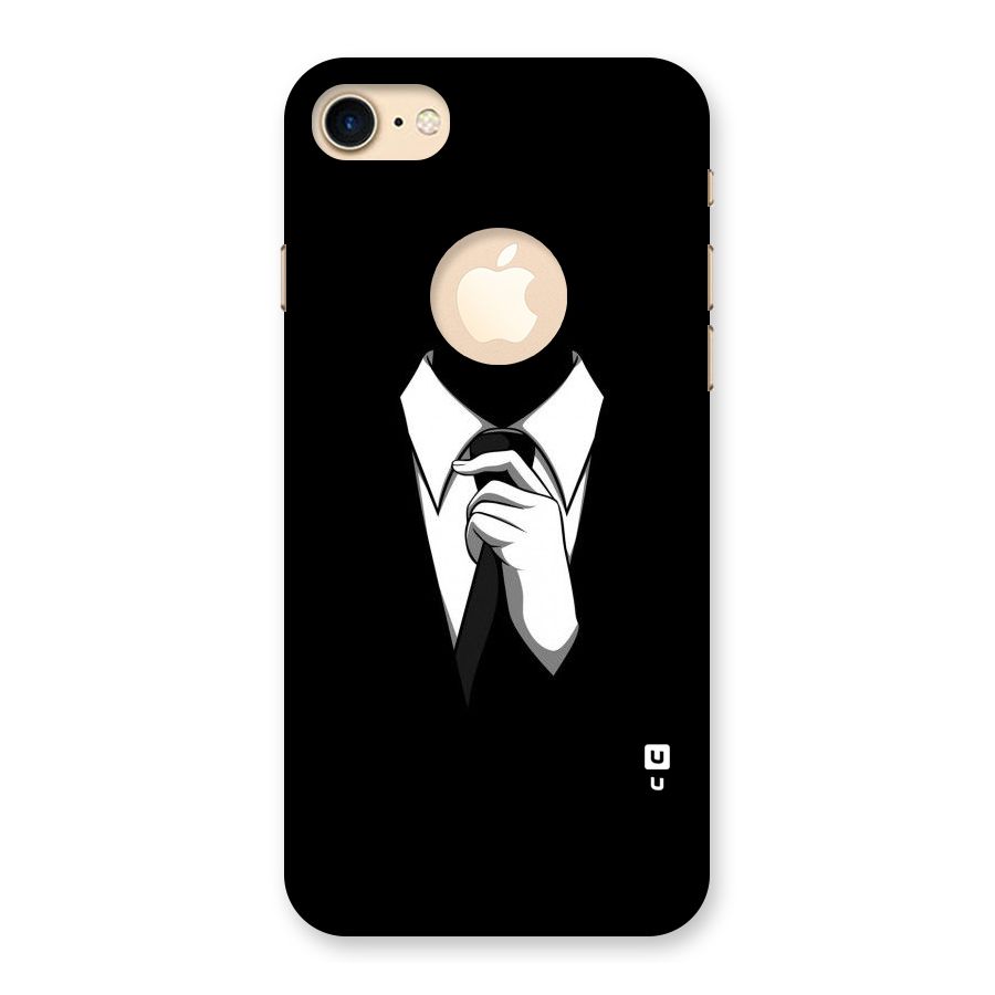 Faceless Gentleman Back Case for iPhone 7 Logo Cut