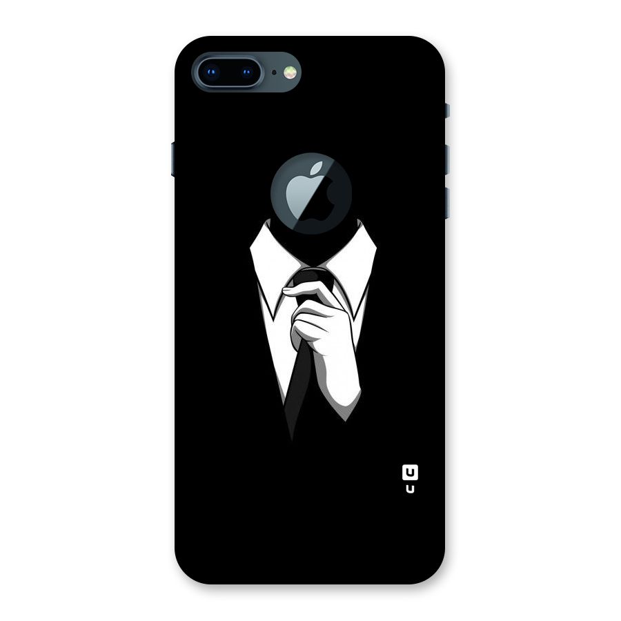 Faceless Gentleman Back Case for iPhone 7 Plus Logo Cut