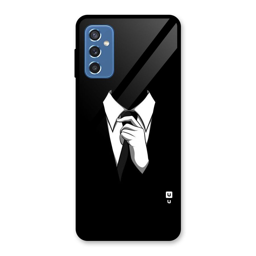 Faceless Gentleman Glass Back Case for Galaxy M52 5G