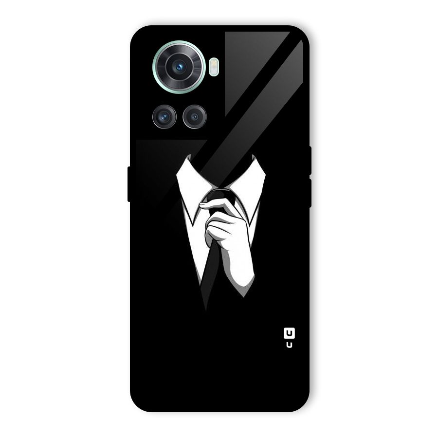 Faceless Gentleman Glass Back Case for OnePlus 10R
