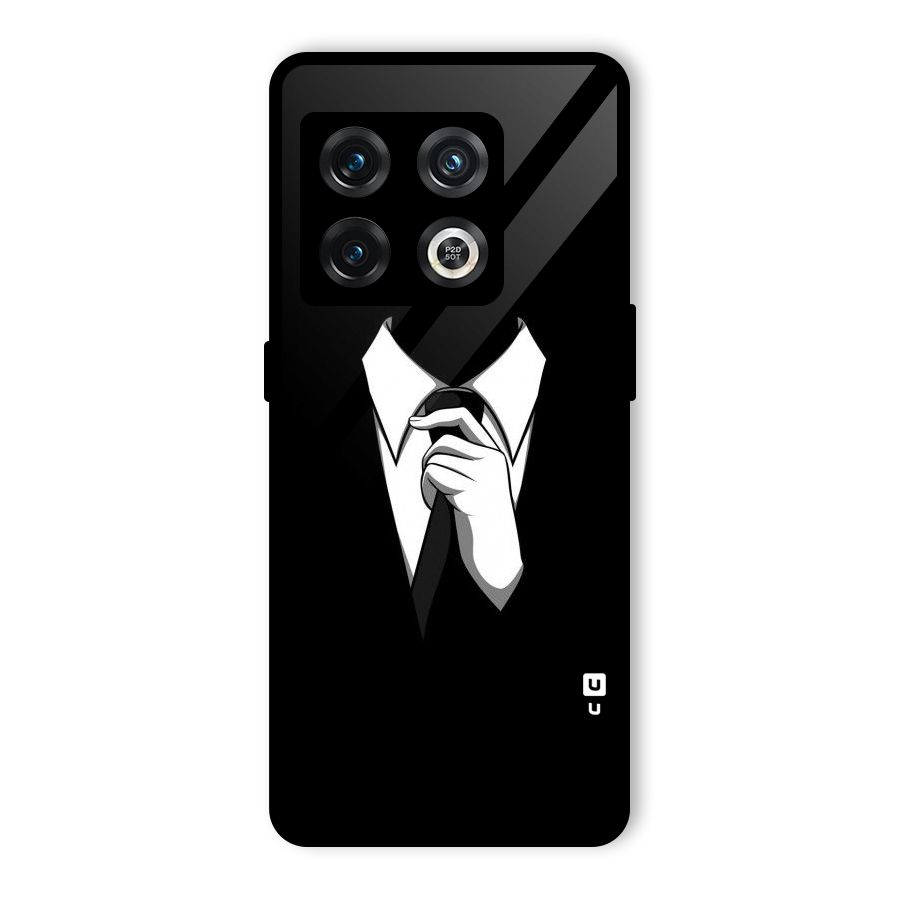 Faceless Gentleman Glass Back Case for OnePlus 10 Pro 5G