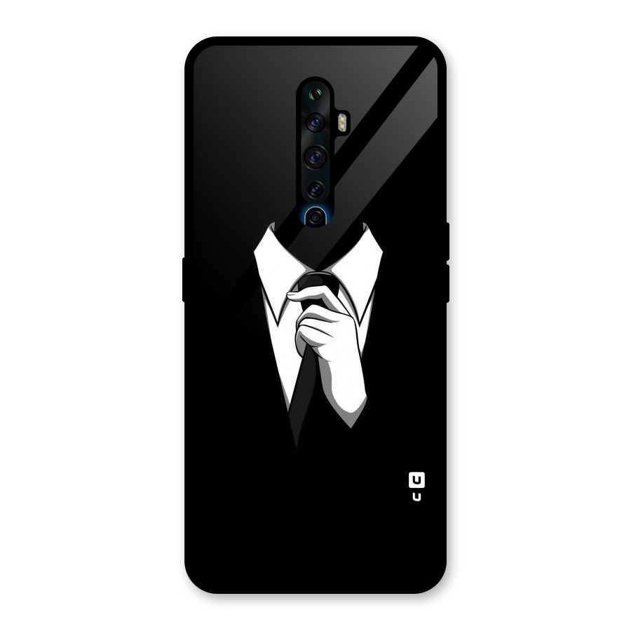 Faceless Gentleman Glass Back Case for Oppo Reno2 F