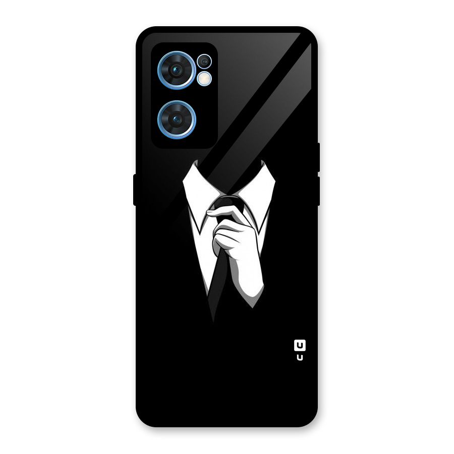 Faceless Gentleman Glass Back Case for Oppo Reno7 5G