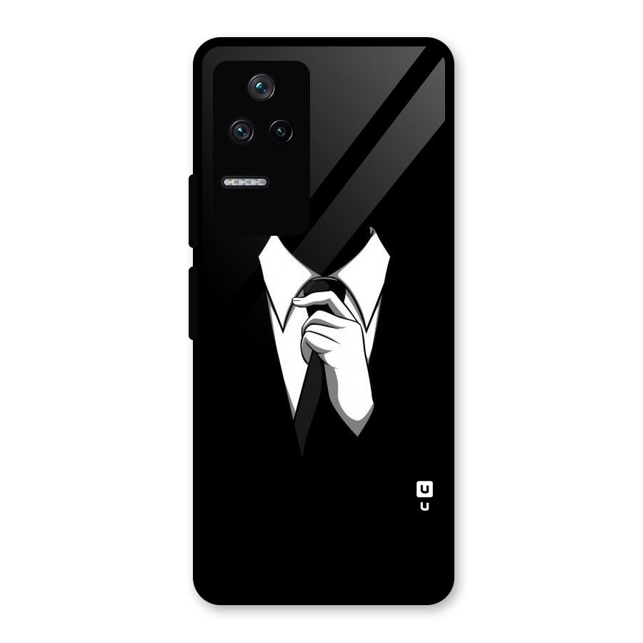 Faceless Gentleman Glass Back Case for Poco F4 5G