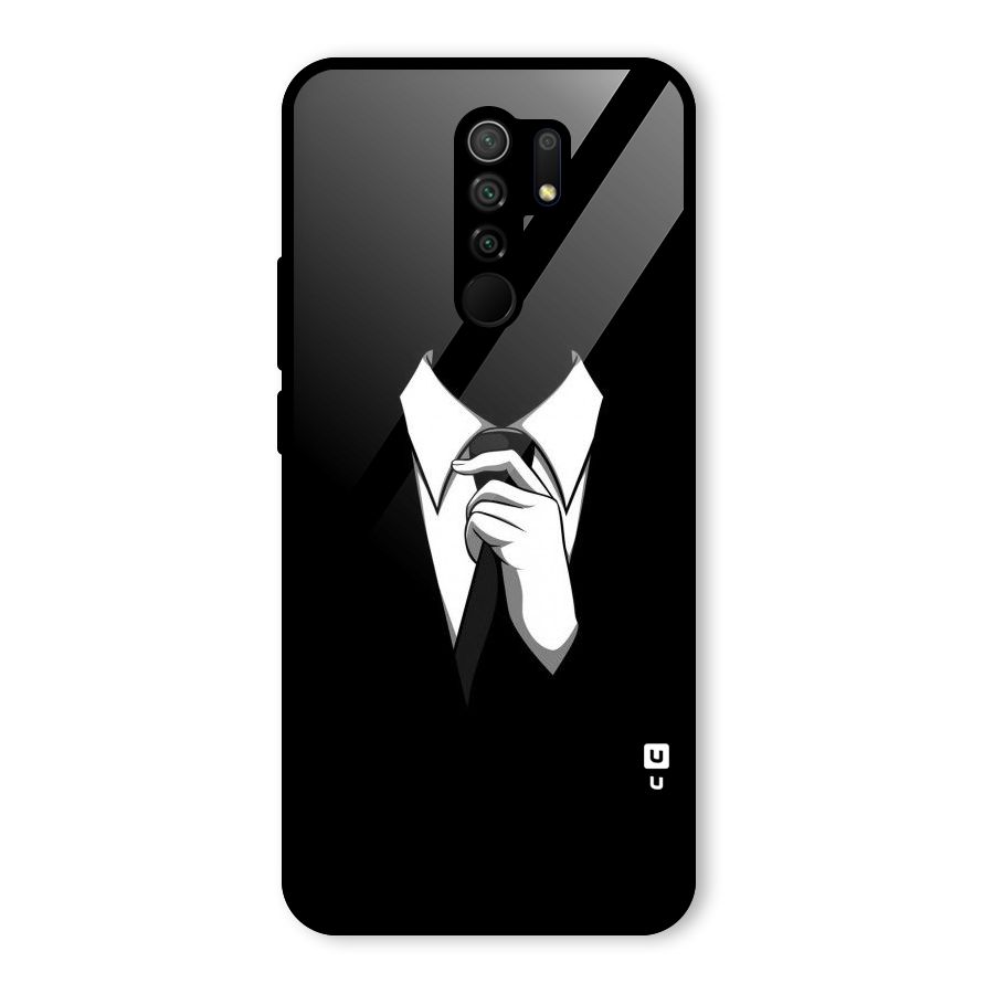 Faceless Gentleman Glass Back Case for Poco M2