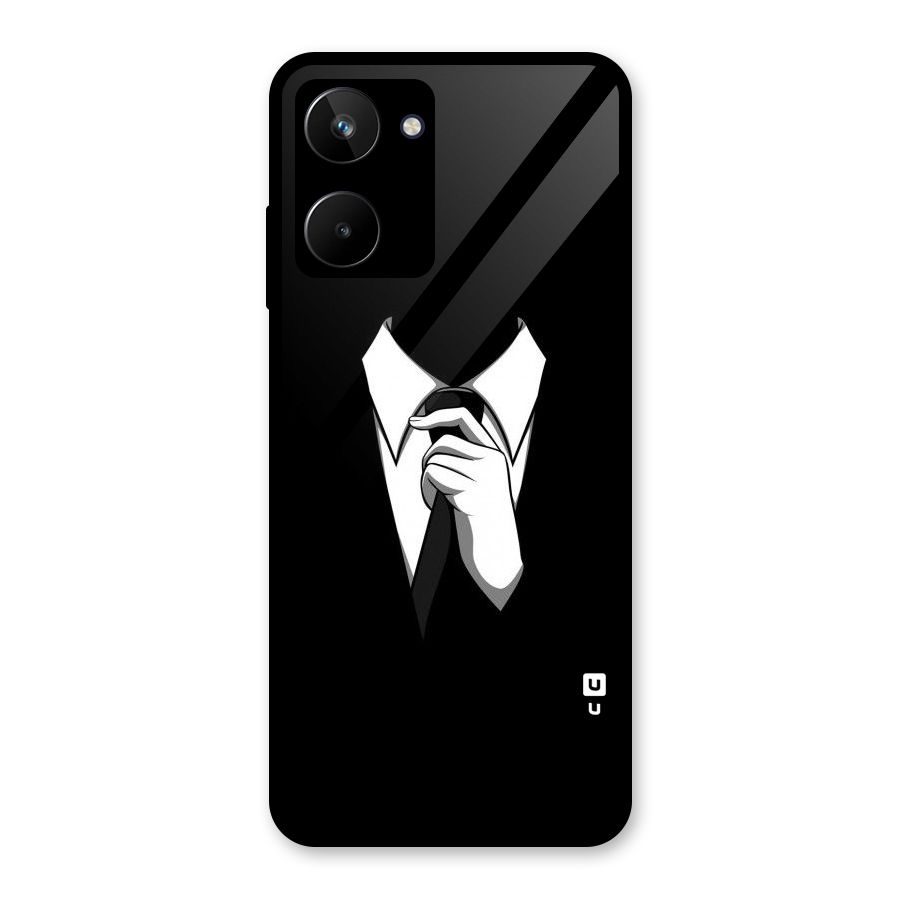 Faceless Gentleman Glass Back Case for Realme 10