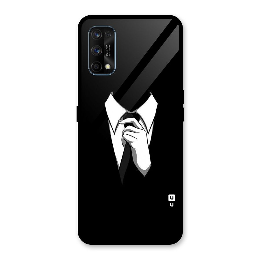 Faceless Gentleman Glass Back Case for Realme 7 Pro