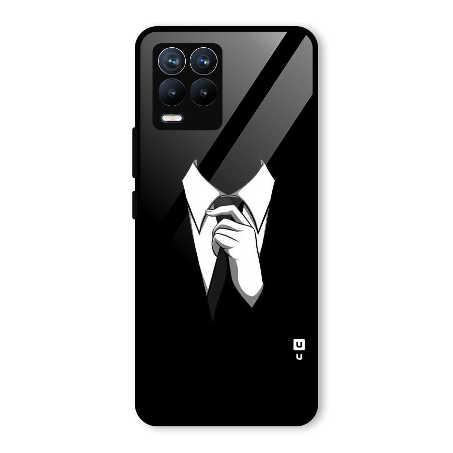 Faceless Gentleman Glass Back Case for Realme 8