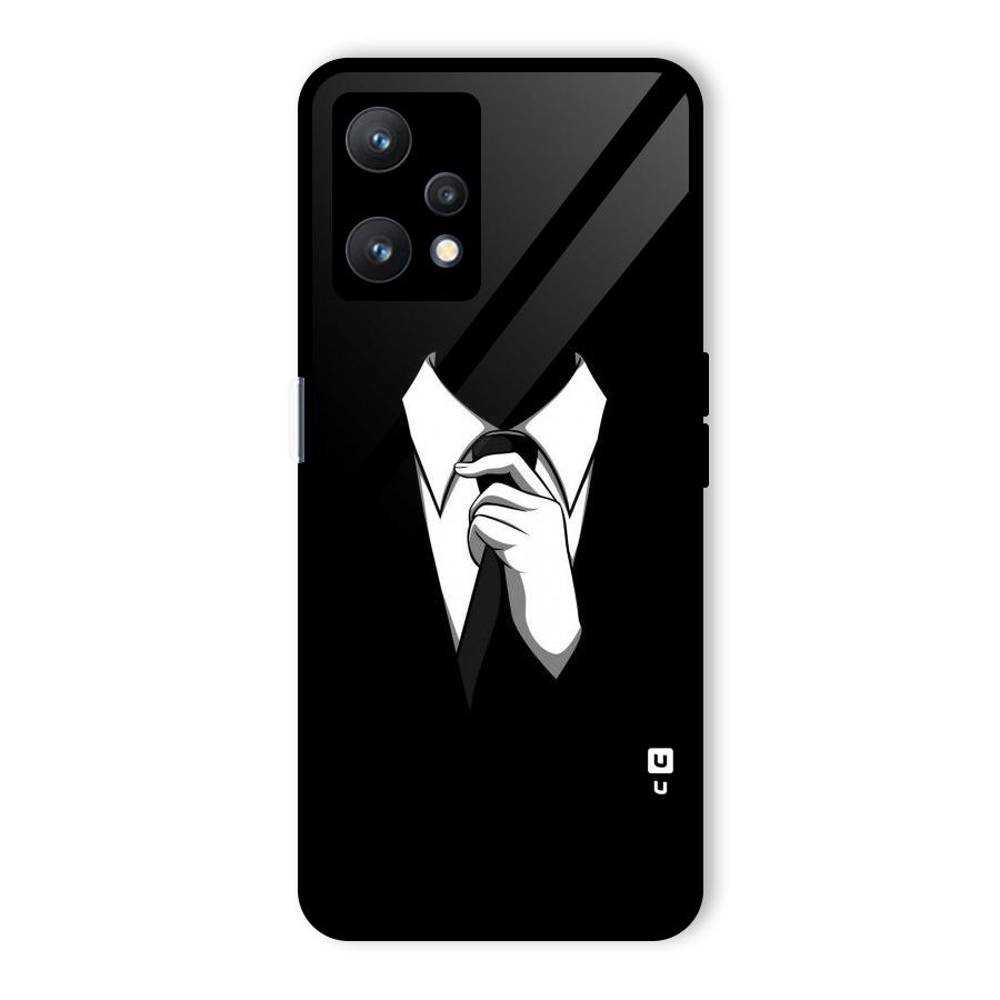 Faceless Gentleman Glass Back Case for Realme 9 Pro 5G