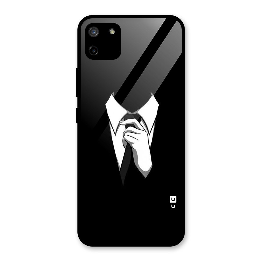 Faceless Gentleman Glass Back Case for Realme C11