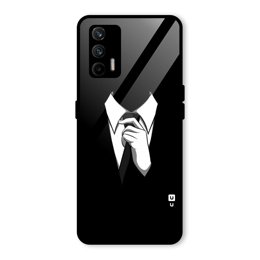 Faceless Gentleman Glass Back Case for Realme GT 5G