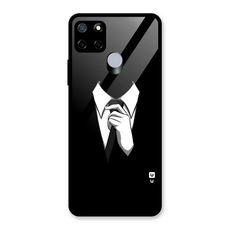 Faceless Gentleman Glass Back Case for Realme Narzo 20