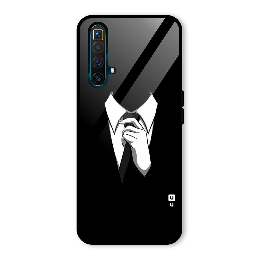 Faceless Gentleman Glass Back Case for Realme X3 SuperZoom