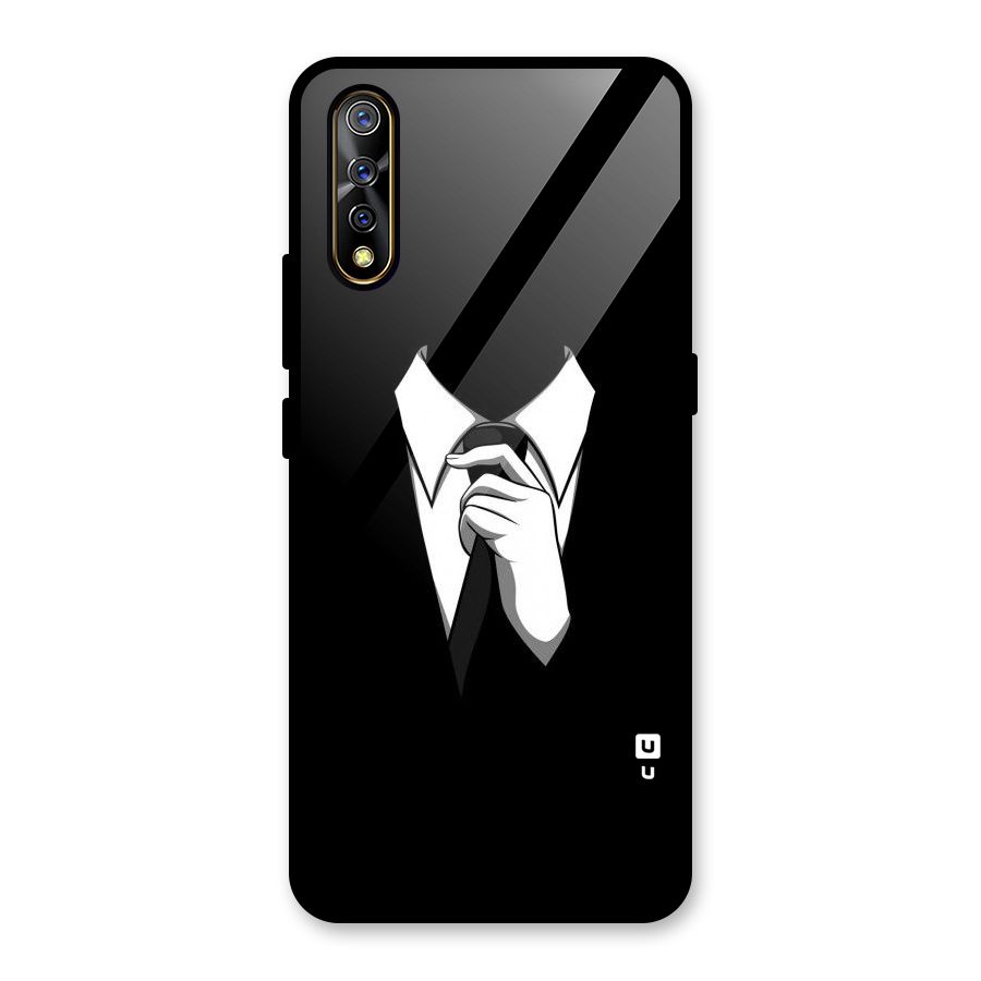Faceless Gentleman Glass Back Case for Vivo S1