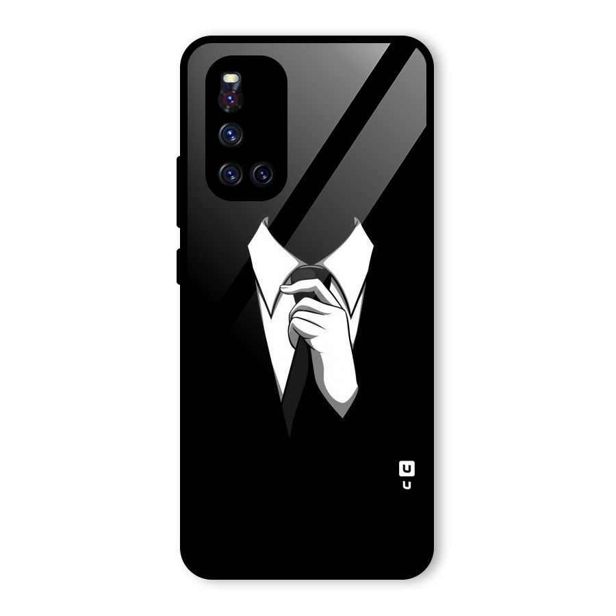 Faceless Gentleman Glass Back Case for Vivo V19