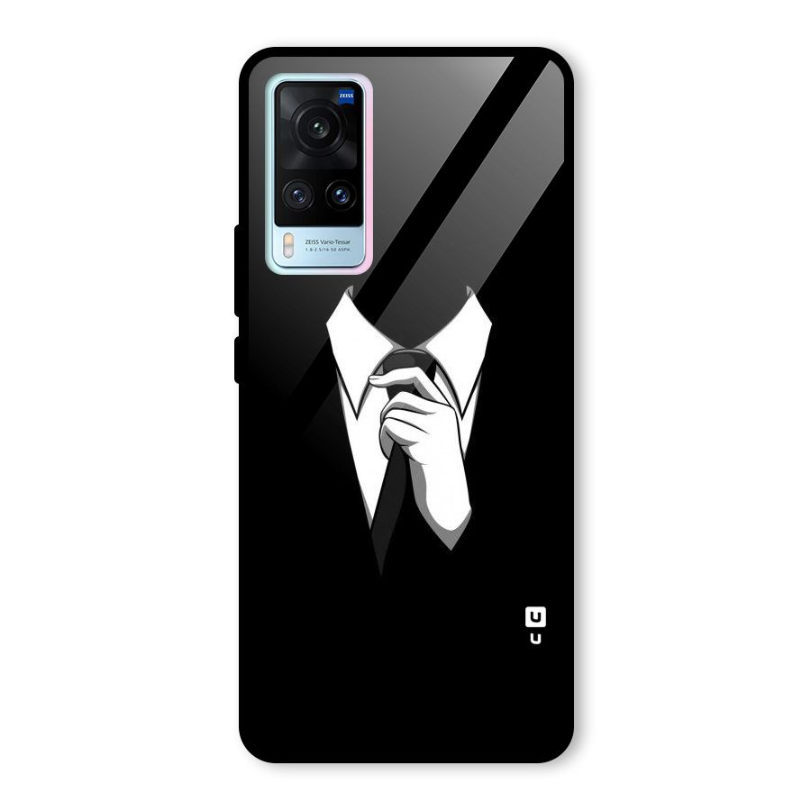 Faceless Gentleman Glass Back Case for Vivo X60