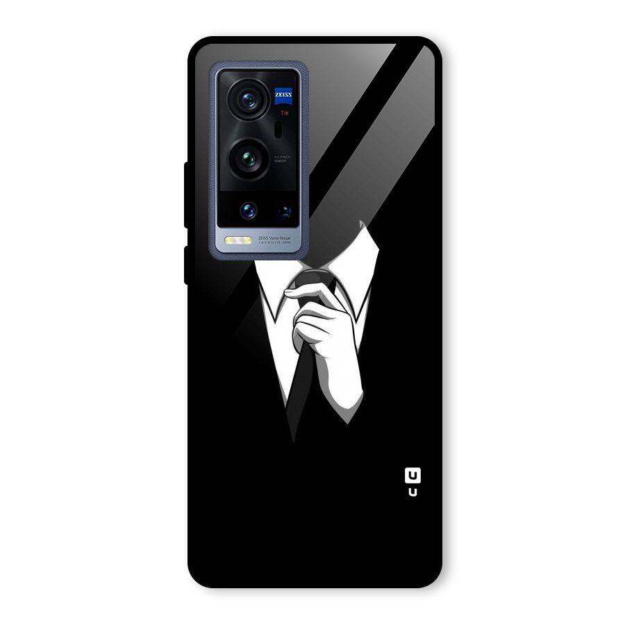 Faceless Gentleman Glass Back Case for Vivo X60 Pro Plus