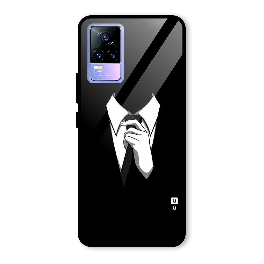Faceless Gentleman Glass Back Case for Vivo Y73