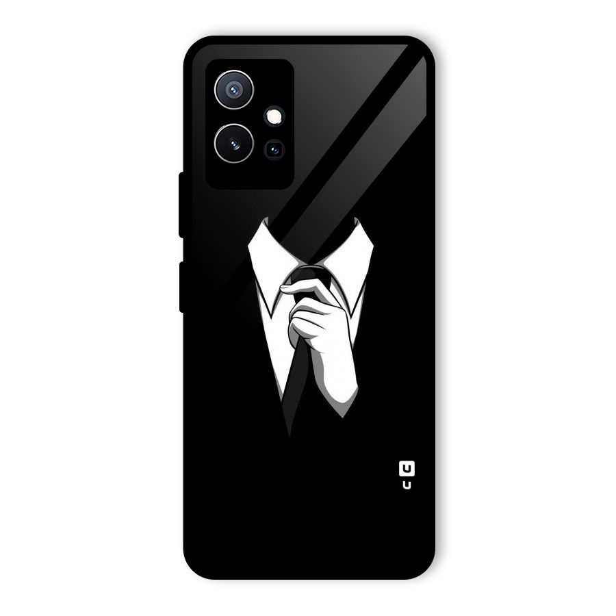Faceless Gentleman Glass Back Case for Vivo iQOO Z6
