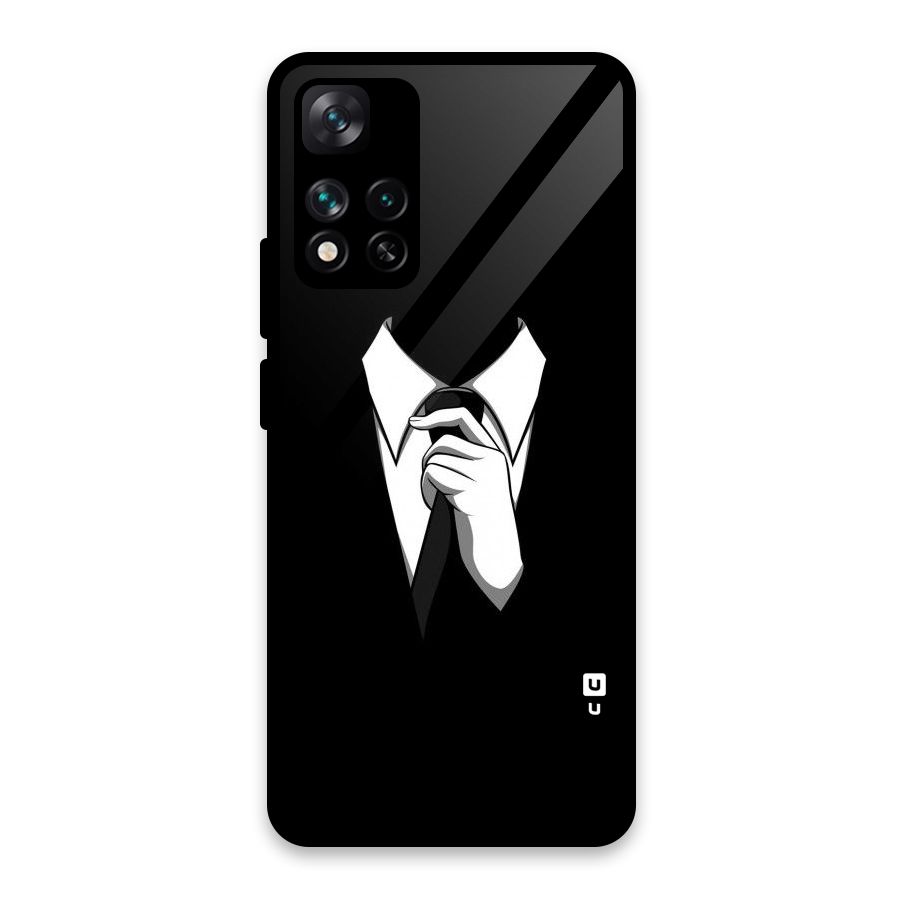 Faceless Gentleman Glass Back Case for Xiaomi 11i HyperCharge 5G