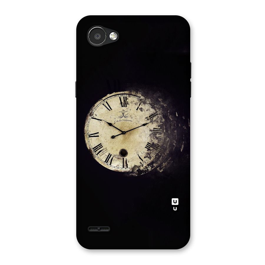 Fading Clock Back Case for LG Q6